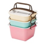 씨밀렉스 씨밀렉스 3단 미니찬합 전자레인지용기 직장인도시락통