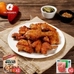 마니커에프앤지 바사삭치킨한마리 550g 허브훈제오리 200g