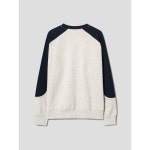 에잇세컨즈 배색 그래픽 래글런 스웻셔츠 264141FY10