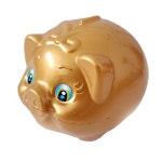 황금 돼지 저금통 특대 플라스 ND-504