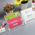 2단 회사 안내 사무실 명함보관 꽂이 케이스 1P