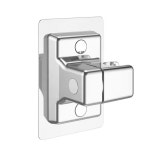 무타공 각도조절 스퀘어 샤워기 홀더 샤워기거치대