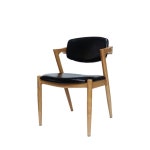 가구산책 스틸 PU 등받이 체어 H7555