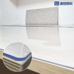 유리대용 책상 식탁 원목 테이블 투명 매트 X