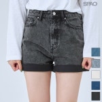 스파오 스파오 스파오 4부 A라인 데님 쇼츠 SPTNA26G21-T