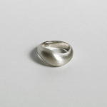 Silver925 oar Cloud Volume Ring 무광실버