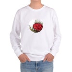 맨투맨 붉을열매 과일 디저트 간식 식재료 좋은음식 맨투맨블랙