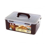 이지필림 쿨맥시2 밀폐용기 직사각 47호 6 5L 초코