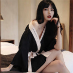 기모노 로브 여성골프가운 실크 실크나이트 잠옷 가운