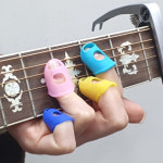 손가락 굳은살 보호대 칼림바골무 기타핑거팁 M