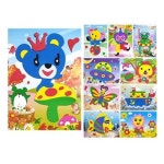 만들기 EVA 스티커 작품만들기 H형 랜덤1개 10 EA