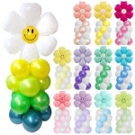 데이지 풍선기둥세트 다양한 간단한 장식 GWM 스마일데이지