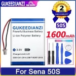 GUKEEDIANZI 배터리 SENA 30S EVO 30K SLR2 SP51 10C 10 S 20s 50S 50R SHOEI GT-Air II 2019 S10 S2 SMH10