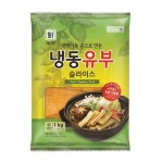 한미식품 대림선 냉동 유부 슬라이스 1kg