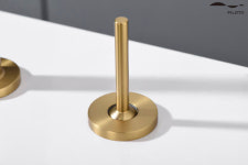 필로토 더죤테크 슈티에싱크397 무광골드 2홀 주방수전