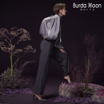 부르다문 Burda Moon 부르다문화이트 루즈핏 세미와이드팬츠1종