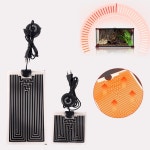 45W 식물 난방 패드 따뜻한 실내 히터 리움 정원 조절 파충류 매트 온도 조절기 방수 5W