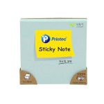 스티키노트 메모지 파스텔파랑 100매 3개 76X76 7676B