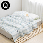 해피니 샤브레 여름 간절기 이불 패드세트 슈퍼싱글 Q 베개솜 별매