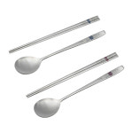 테이블아트 제니퍼로즈 청 홍 수저세트 1P 색상랜덤