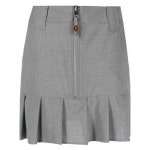 GANNI 24 FW 가니 집업 플리츠 미니 스커트 TP425248124 74598019