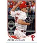 2013 탑스 업데이트 시리즈 MLB 야구 카드 존 란난 민트 US280