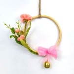 에듀팜몰 카네이션 감성 도어벨 만들기 DIY 키트 중