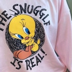 라라온 캐릭터 루즈핏 맨투맨 TSP049