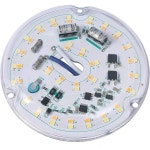 모던 폼 4 2700k 통합 LED 모듈 스마트 팬 F4IN-120V-R1-27