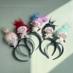 별자리집게머리띠 헤어밴드 귀여운 인형 앞머리고정