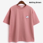 멜팅브라운 여성 반팔티 여성 여름 반팔티셔츠 b23 14336696A