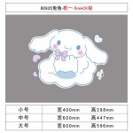 UNKNOWN 쿠로미 벽지 스티커 침실 공주방 꾸미기 산리오 포인트 벽스티커 데코링 레이아웃 3D 입체 02 대형