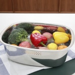 동무 사각형 식기건조대 씽크대통 설거지통 올스텐