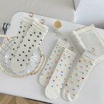 보드미 무압박 자수 스타킹 양말 URD378