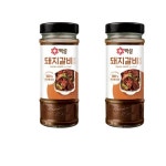 CJ제일제당 CJ제일제당 CJ 제일제당 양념장 백설 돼지갈비양념 500g 2개 1셋트 맛있는 황금비율맛 혼밥 자취생 핵가족 모든양념장