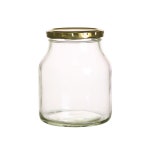 서울패키지 원형1000 유리공병 1박스 12개 물용량770ml 실버캡