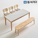 동서가구 동서가구 조이 모던K 세이프티 6인 세라믹 원목식탁 체어 3 원목벤치 1 DF644787