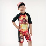 어벤져스 남아 수영복 아동 키즈 래쉬가드 세트