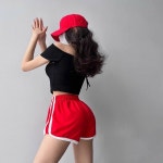 여성 트레이닝 숏팬츠 츄리닝 반바지 여름 운동반바지