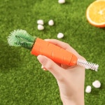 컵 텀블러 뚜껑 젖병 휴대용 실리콘 틈새 세척 솔