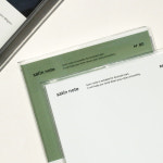 새틴 노트 B6 PVC 커버