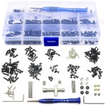 316pcs RC 자동차 도구 나사 상자 키트 세트 Wltoys 1 14 용 M2 5 M3 액세서리 144001