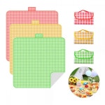 접이식 체크 피크닉 돗자리 1M x 1 5M