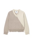공사이육 V NECK HALF SWEATER P00000BY