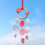 아트앤허그 썬캐쳐 자개 모빌 만들기 바다유리 카네이션 드림캐쳐 인테리어 선물 1개