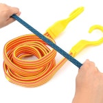 1 5M 납작 고리줄바 자전거 줄 짐받이줄 로프 고무줄