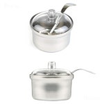 다데기통 스텐 다대기통 양념통 양념단지 10 9호 수저포함