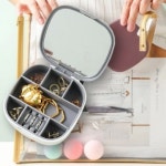 여행용 휴대 악세서리 보관함