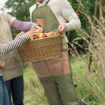 작업용 앞치마 원예 목공 예초 다리 보호 롱앞치마