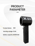 X64 자동차 강력한 공기 송풍기 800W 무선 추력 브러시리스 모터 휴대용 터보 제트 8000mAh 건조기 청소 도구 1400G